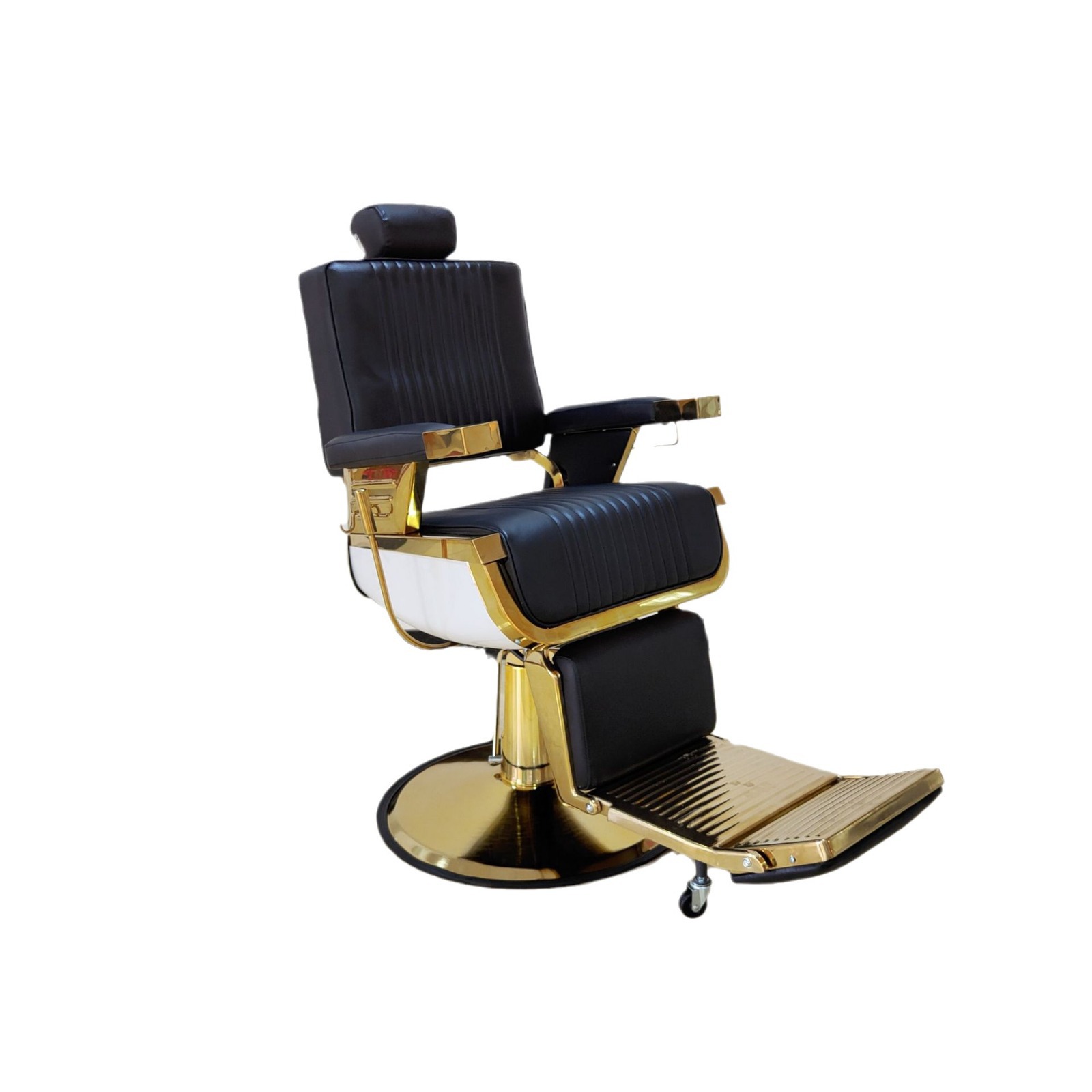 Gold vip kingsize barber chair - Professional Barbershop Equipment at Tessla Equipment Store